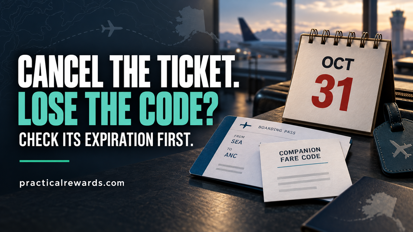 Before You Cancel a Companion Fare Booking, Check the Code